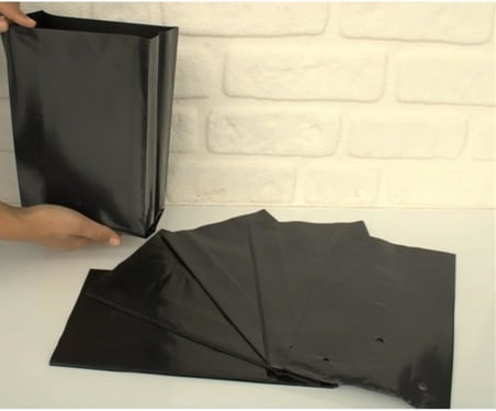 Fidan Poşeti 17x30 cm 5 kg 225 Adet Fidan Torbası Fidan Yetiştirme Poşeti