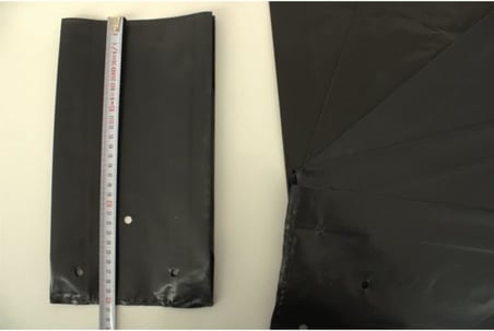 Fidan Poşeti 17x30 cm 5 kg 225 Adet Fidan Torbası Fidan Yetiştirme Poşeti