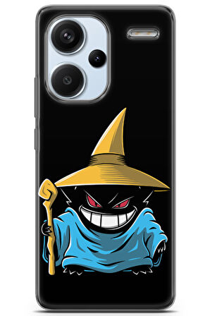 Xiaomi Redmi Note 13 Pro Plus 5G uyumlu Pokemon 32 UV Kapak Gengar Pokemon