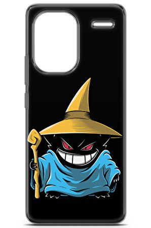 Xiaomi Redmi Note 13 Pro Plus 5G uyumlu Pokemon 32 UV Kapak Gengar Pokemon
