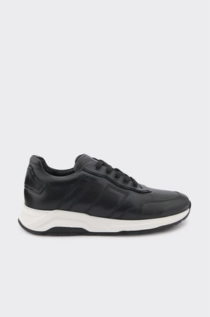Hakiki Deri Bağcıklı Erkek Sneaker