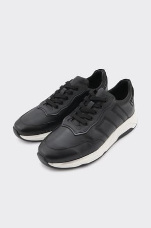 Hakiki Deri Bağcıklı Erkek Sneaker
