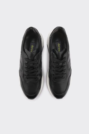 Hakiki Deri Bağcıklı Erkek Sneaker