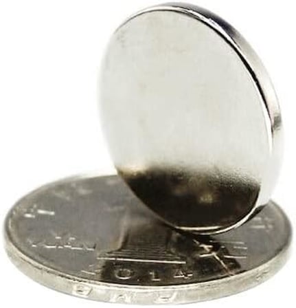 10 Adet 20x2 mm Yuvarlak Güçlü Neodyum Mıknatıs (Çap 20 mm Kalınlık 2 mm)