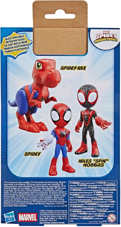 Marvel Spidey and His Amazing Friends süper büyük 22,5 cm Ghost-Spider aksiyon figürü, 3 yaşından büyük erkek ve kız çocukları için süper kahraman oyuncağı
