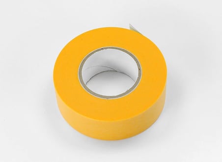 TAM87032 300087032 - Maskeleme Bandı, Rulo ile, 18 mm x 18 m, Sarı