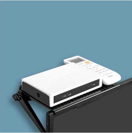 30x12 Cm Katlanabilir Katlanabilir Televizyon TV Standı Ayarlanabilir Ekran Üstü Raf Portatif Eşya