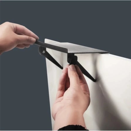 30x12 Cm Katlanabilir Katlanabilir Televizyon TV Standı Ayarlanabilir Ekran Üstü Raf Portatif Eşya