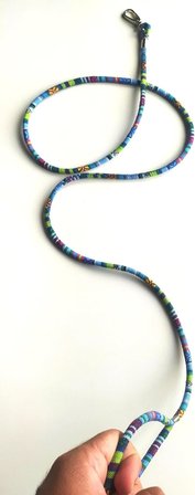 Kedi Köpek Gezdirme İpi/Zinciri - Tasma Halatı/Kayışı - Leash- 150 Cm. Renk:Mavi