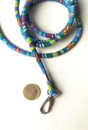 Kedi Köpek Gezdirme İpi/Zinciri - Tasma Halatı/Kayışı - Leash- 150 Cm. Renk:Mavi