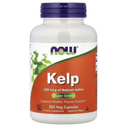 Kelp 325 mcg of Natural lodine 250 Veg. Capsules