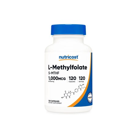 L-Methylfolate 5-MTHF 1,000 mcg 120 capsules