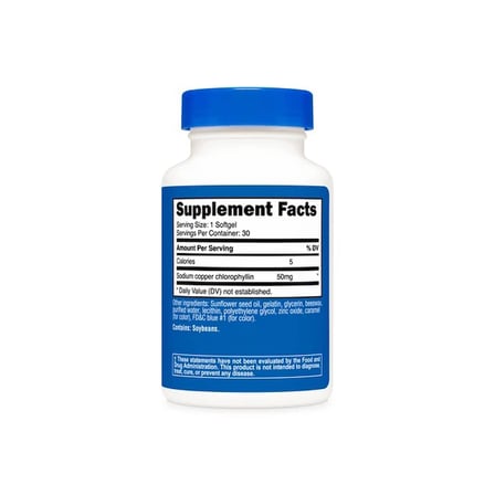 Chlorophyll 100 mg 120 Softgels -60 Servis usa menşei