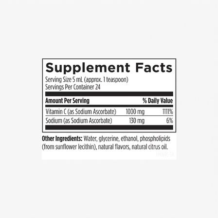 Liposomal Vitamin c 1000 mg 120 mL. Immune + Antioxdant Status + Collagen