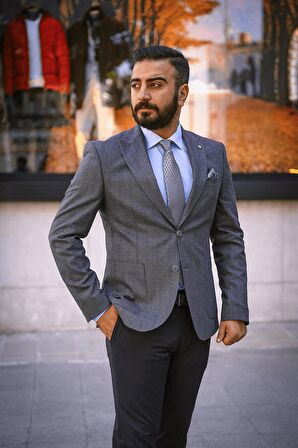 Guild Kassel Gri Ceket