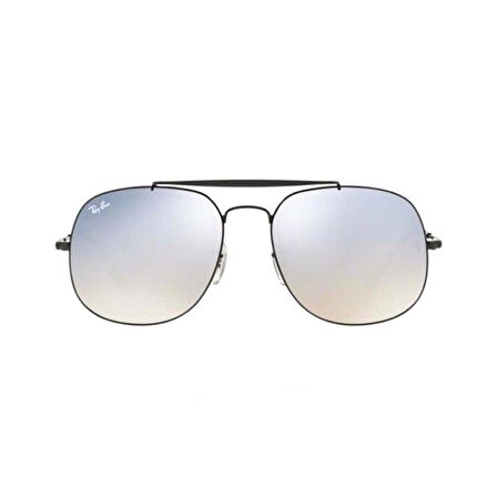 Ray-Ban RB 3561 0029U 57 Erkek Siyah Metal Geometrik Güneş Gözlüğü