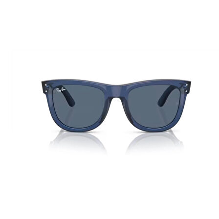 Ray-Ban RBR 0502S 67083A 50 Wayfarer Reverse Unisex Şeffaf Mavi Kemik Güneş Gözlüğü