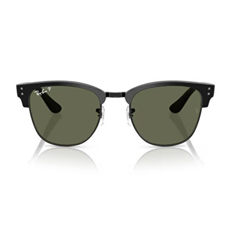 Ray-Ban RB 0504S 67839A 51 Clubmaster Reverse Polarize Unisex Kare Siyah Kemik Güneş Gözlüğü