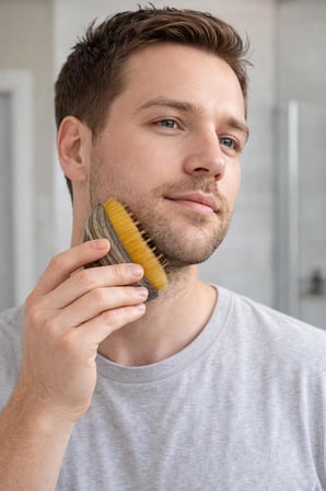 Lenf Drenaj Fırçası – Yüz ve Vücut İçin Kuru Masaj Fırçası, Selülit Azaltıcı, Cilt Arındırıcı, Lenfatik Akış Destekleyici, Ergonomik Saplı, Şekillendirici Masaj Aracı