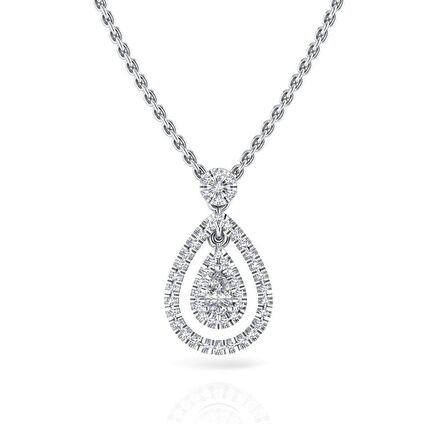 0,30 Karat Pırlantalı Kolye