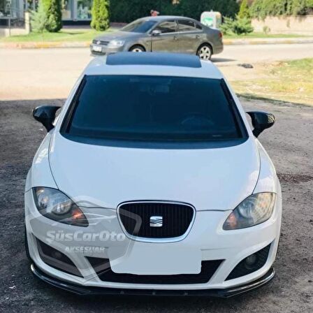 Seat Leon MK2 2009-2012 Batman Yarasa Ayna Kapağı Piano Black ABS Plastik