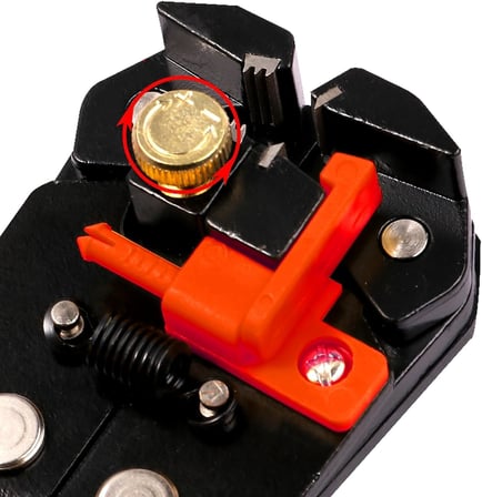 ® 5’i 1 Arada Otomatik Kablo Soyucu, Kesici, Kıvırıcı ve Pabuç Sıkma Pensesi | Automatic Wire Stripper &amp; Crimper – 0.2-6 mm² Ayarlanabilir Soyma Uzunluğu, Ergonomik Tutma Kolu