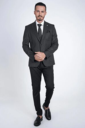 Guild Bonn Torba Cep Dokuma Ceket Lacivert