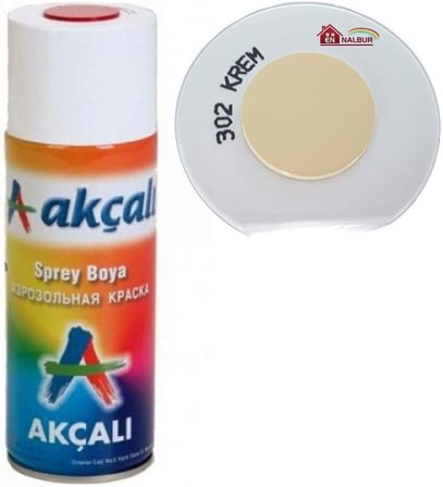 Akçalı 006630 Sprey Boya, Krem