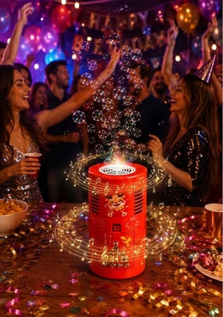 Müzikli Ve Işıklı Baloncuk Makinesi Pilli Bubble Makinesi +3 Yaş