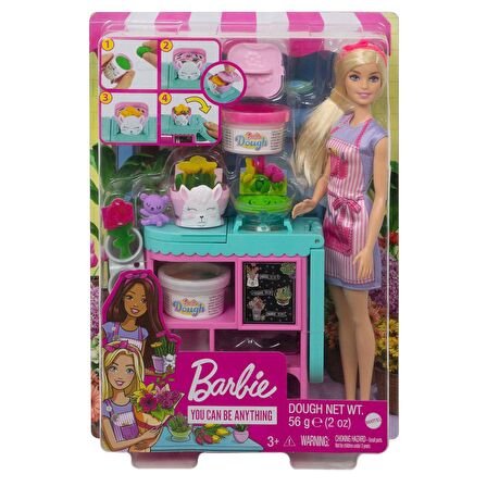 Barbie Çiçekçi Bebek Ve Oyun Seti GTN58