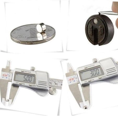 Dünya Magnet 100 Adet 5X3 Mm Yuvarlak Güçlü Neodyum Mıknatıs Çap: 5 Mm X Kalınlık: 3 Mm