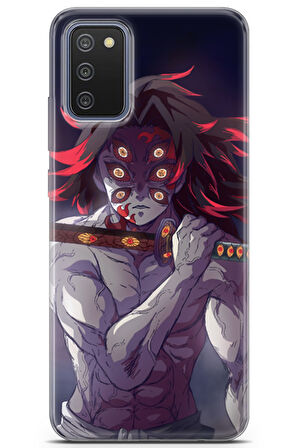 Samsung Galaxy M02S uyumlu Manga 34 HD Baskı Kokushibo Kimetsu Demon