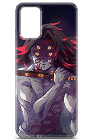 Samsung Galaxy M02S uyumlu Manga 34 HD Baskı Kokushibo Kimetsu Demon