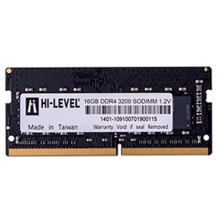 Hi-Level 16GB DDR4 3200MHz CL22 Notebook Ram