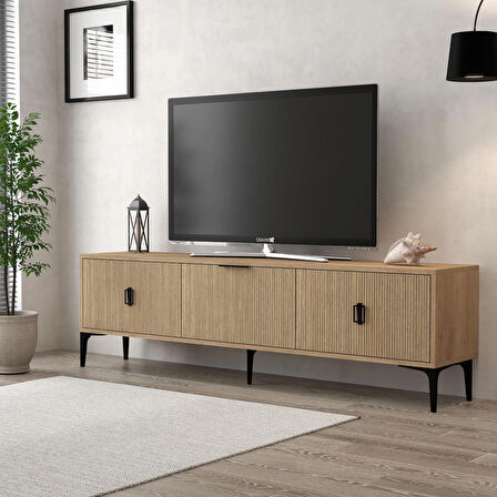3803 Neva Tv Ünitesi 180 Cm 3 Kapaklı Sepet - Yunus Tv Sehpası