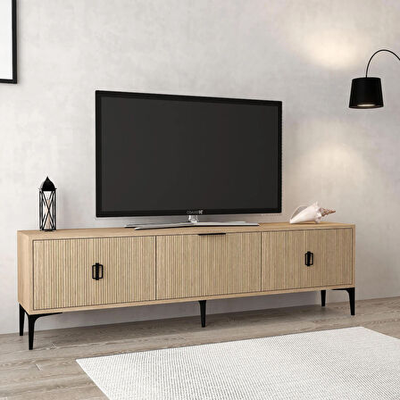 3803 Neva Tv Ünitesi 180 Cm 3 Kapaklı Sepet - Yunus Tv Sehpası