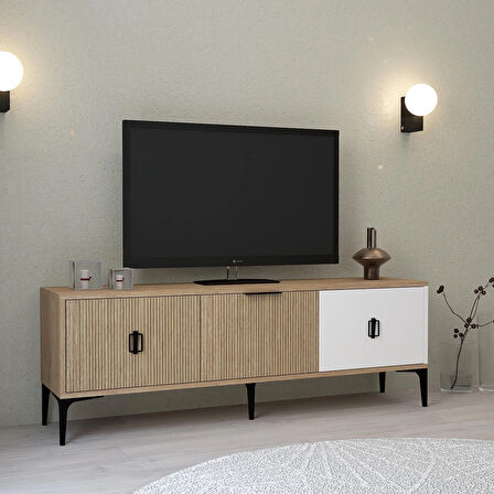 3502 Neva TV Ünitesi 150 Cm Sepet - Beyaz - Yunus