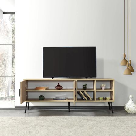 3610 Şile ( METAL AYAKLI METAL KULPLU ) 160 Cm TV Ünitesi - Yunus Safir