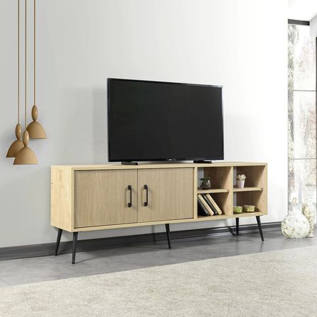 3610 Şile ( METAL AYAKLI METAL KULPLU ) 160 Cm TV Ünitesi - Yunus Safir