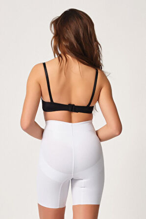 BEYAZ MI Emay 2816 Yüksek Bel Boxer Lazer Korse