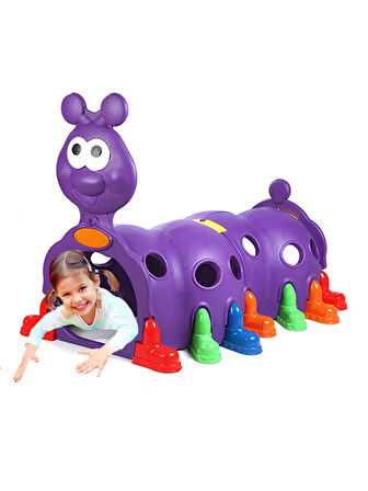Plastik Mor Tırtıl Oyun Tüneli Kreş Tırtıl Çocuk Oyun Tüneli En Güzel Tırtıl Tüneli