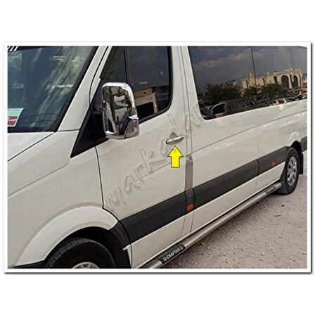 WOC Chrome VW Crafter Krom Kapı Kolu 2006-2017 4 Kapı Paslanmaz Çelik