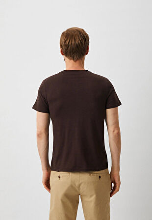 Iceberg ICE3MTS02 Flower T-Shirt Brown