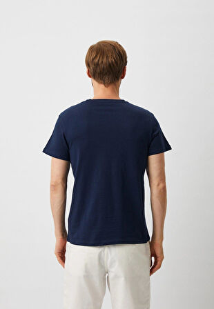 Iceberg ICE3MTS02 Flower T-Shirt Navy