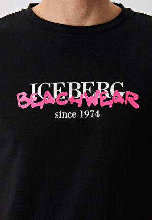 Iceberg ICE3MTS01 Neon T-Shirt Black