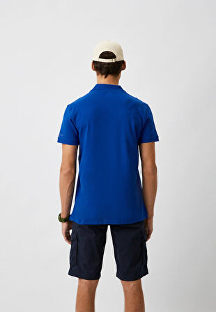 Iceberg ICE3MPL01 Triangle Polo T-Shirt Blue