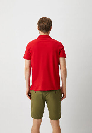 Iceberg ICE3MPL01 Triangle Polo T-Shirt Red