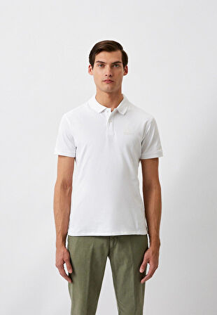 Iceberg ICE3MPL01 Triangle Polo T-Shirt White