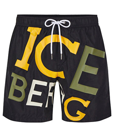 Iceberg ICE3MBM08 Palms Şort Black