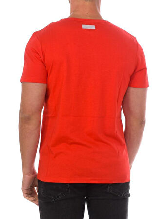 Bikkembergs BKK2MTS04 Half Logo T-Shirt Red